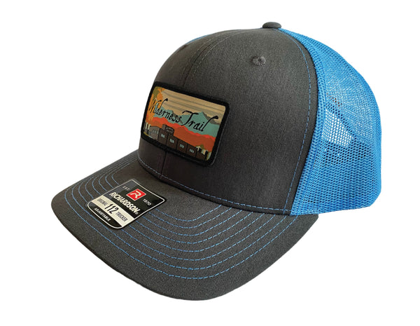BHELG Evergreen State Patched Trucker Hat for Camping, Hiking