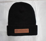 WTD Beanie with Leather Patch