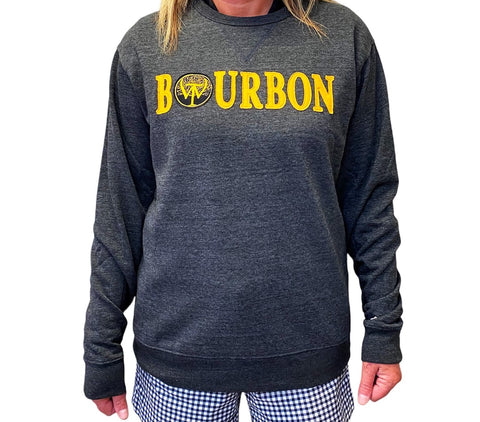 Bourbon Sweatshirt with Cloth Letters